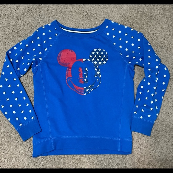 Disney Parks, Mickey Mouse, Patriotic Sweatshirt - Picture 1 of 4